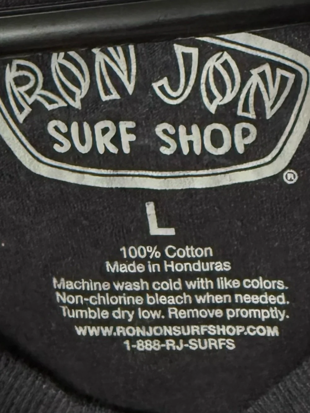 Ron Jon Grey Surf Shop Logo Tee - Picture 2 of 2